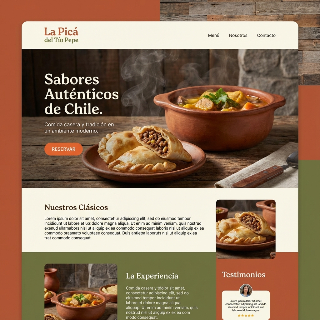 Diseño Web Restaurante